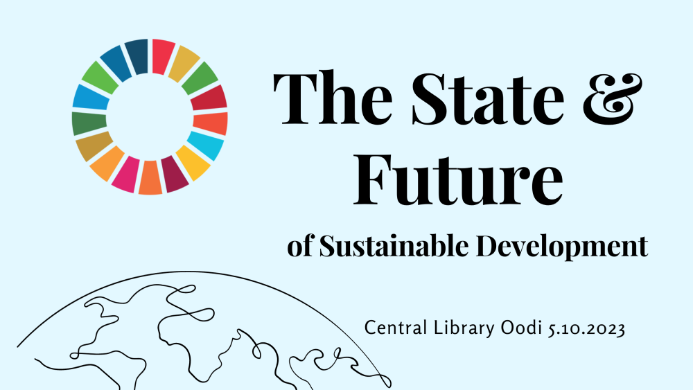 Logo of the event State and future of Sustainable Development